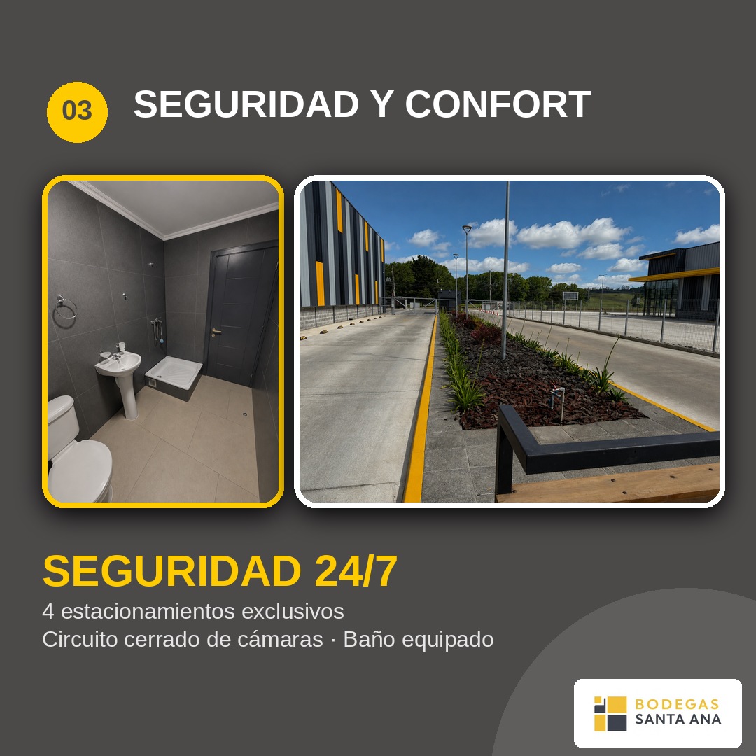 Bodega C, seguridad y confort